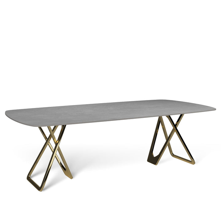 Modern sintered stone dining table groot conceptual design.