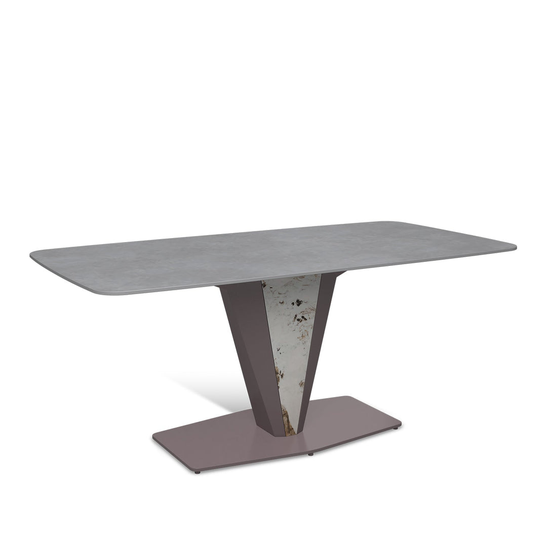 Modern sintered stone dining table liberality environmental situation.