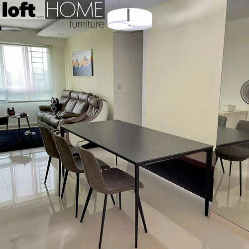 [Clearance] Dining Table LONG ISLAND BLACK | 1.4m & 1.6m & 1.8m Good to Know Preview-1