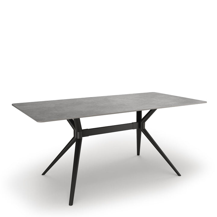 Modern sintered stone dining table spider black environmental situation.