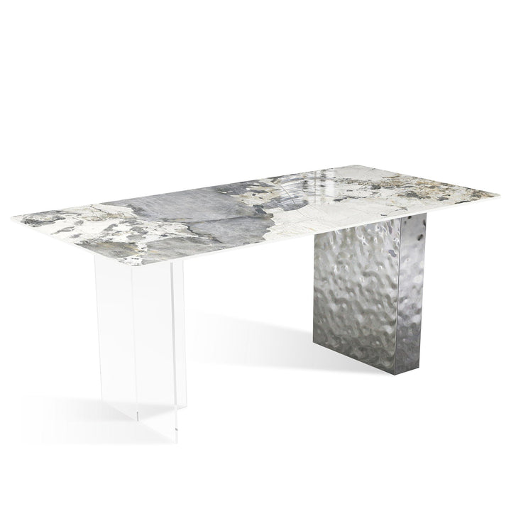 Modern sintered stone dining table suyab detail 1.