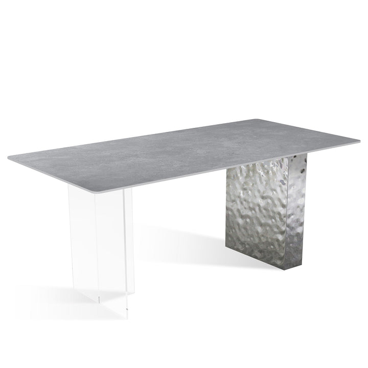 Modern sintered stone dining table suyab conceptual design.