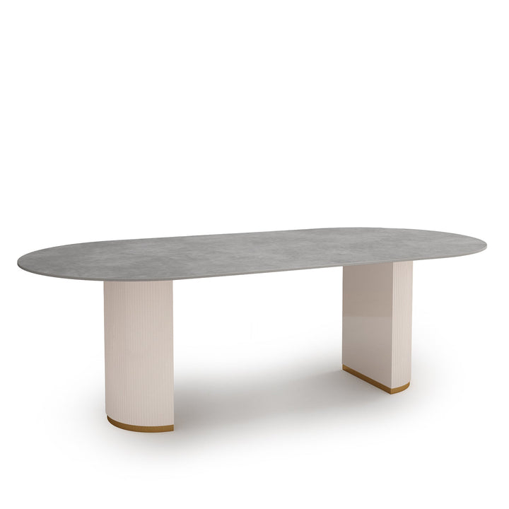 Modern sintered stone dining table tambo pro conceptual design.