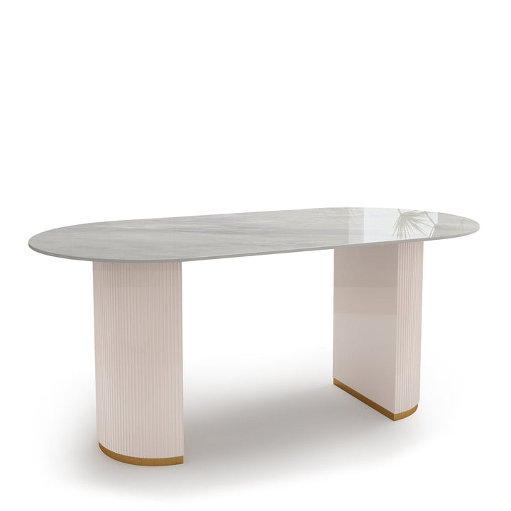 Modern sintered stone dining table tambo conceptual design.