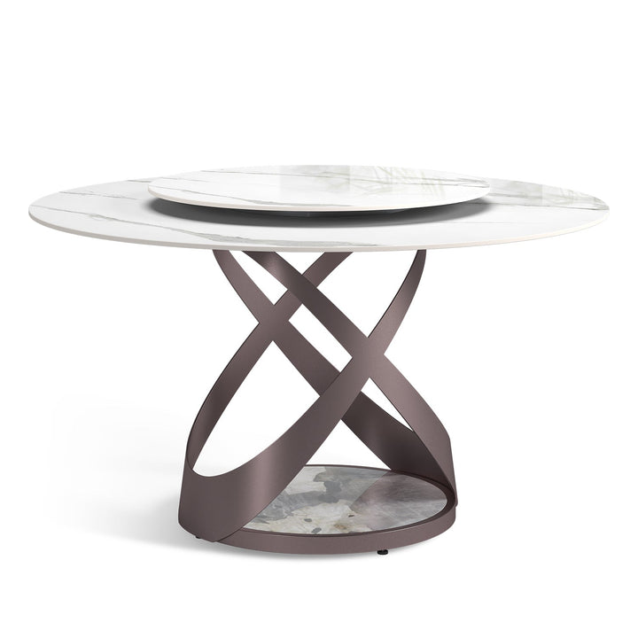 Modern sintered stone round dining table corey environmental situation.