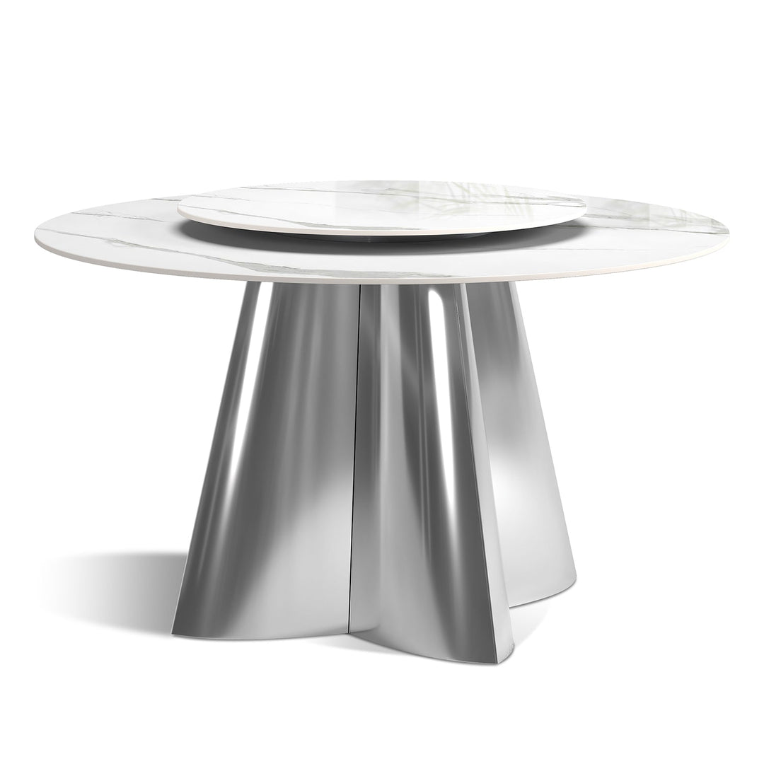 Modern sintered stone round dining table davi environmental situation.