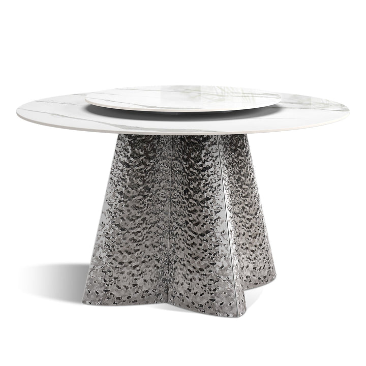Modern sintered stone round dining table julia environmental situation.