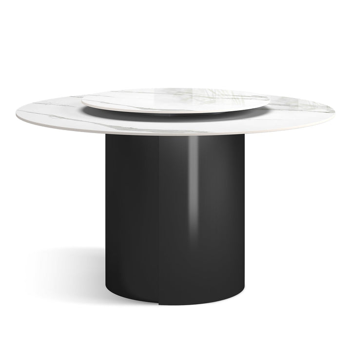 Modern sintered stone round dining table titan environmental situation.