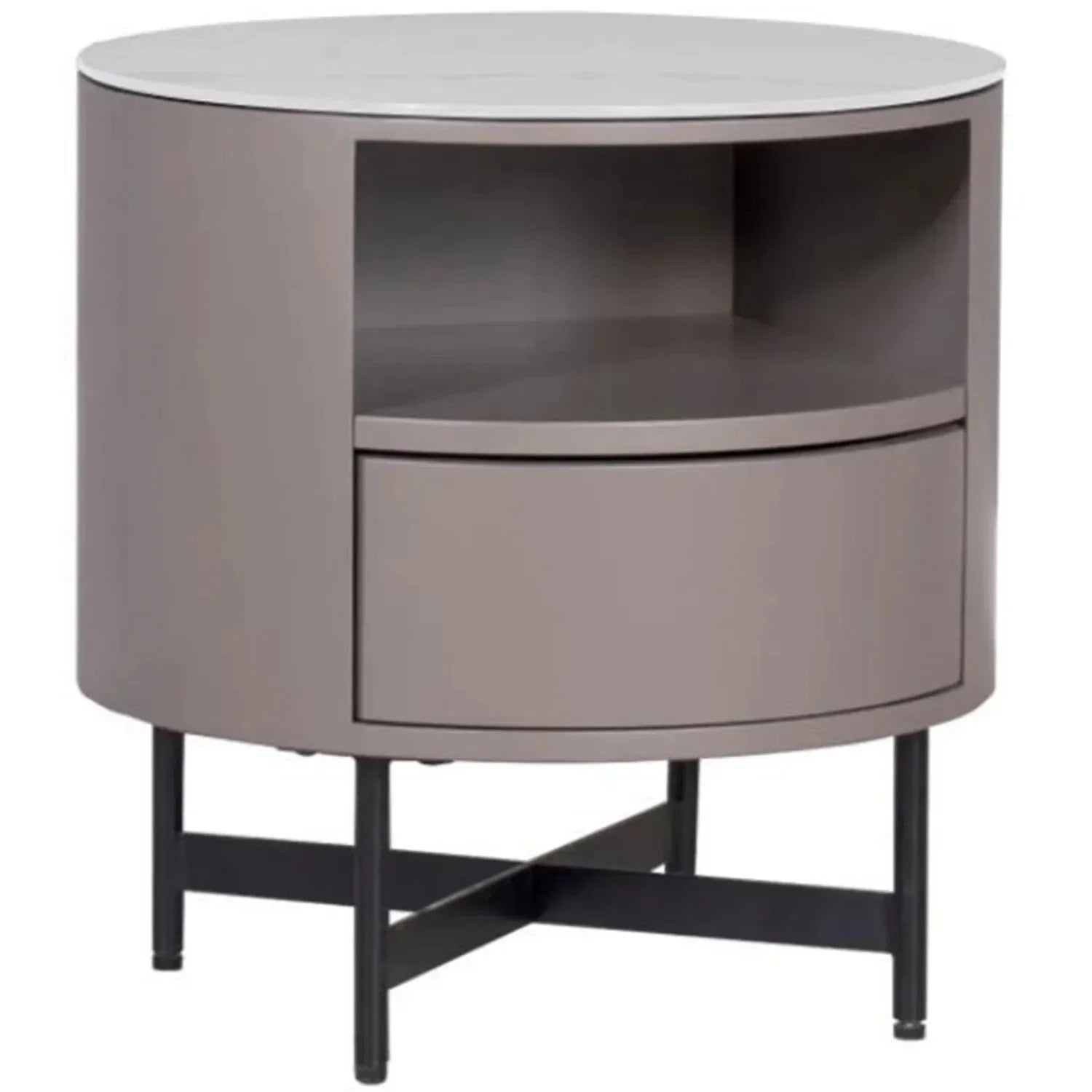 Modern Sintered Stone Side Table ROSA – LOFT HOME