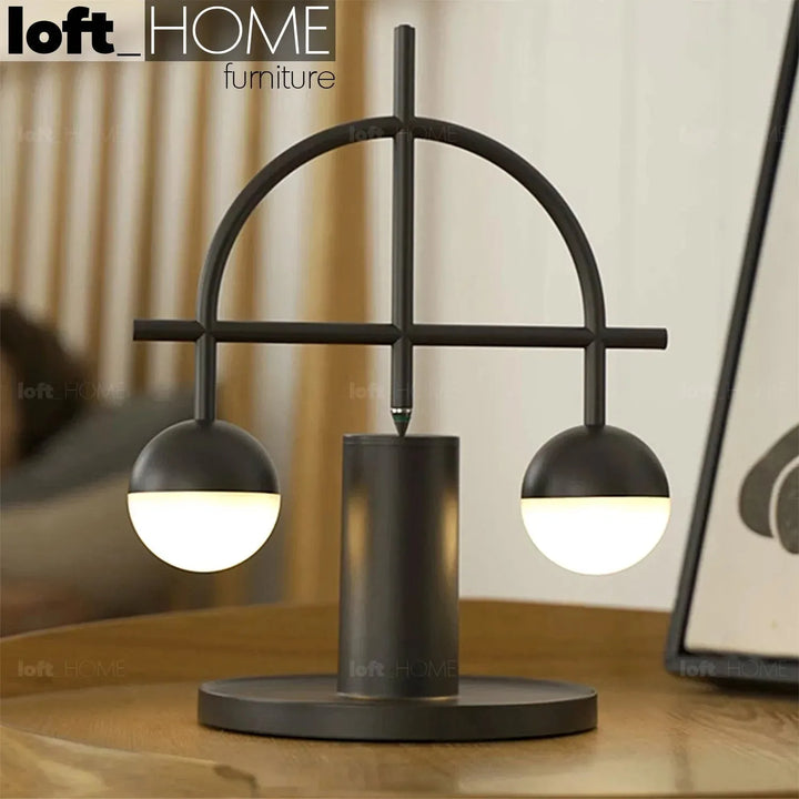 Modern Steel Charging Table Lamp BALANCE