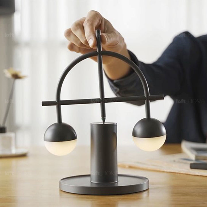 Modern Steel Charging Table Lamp BALANCE