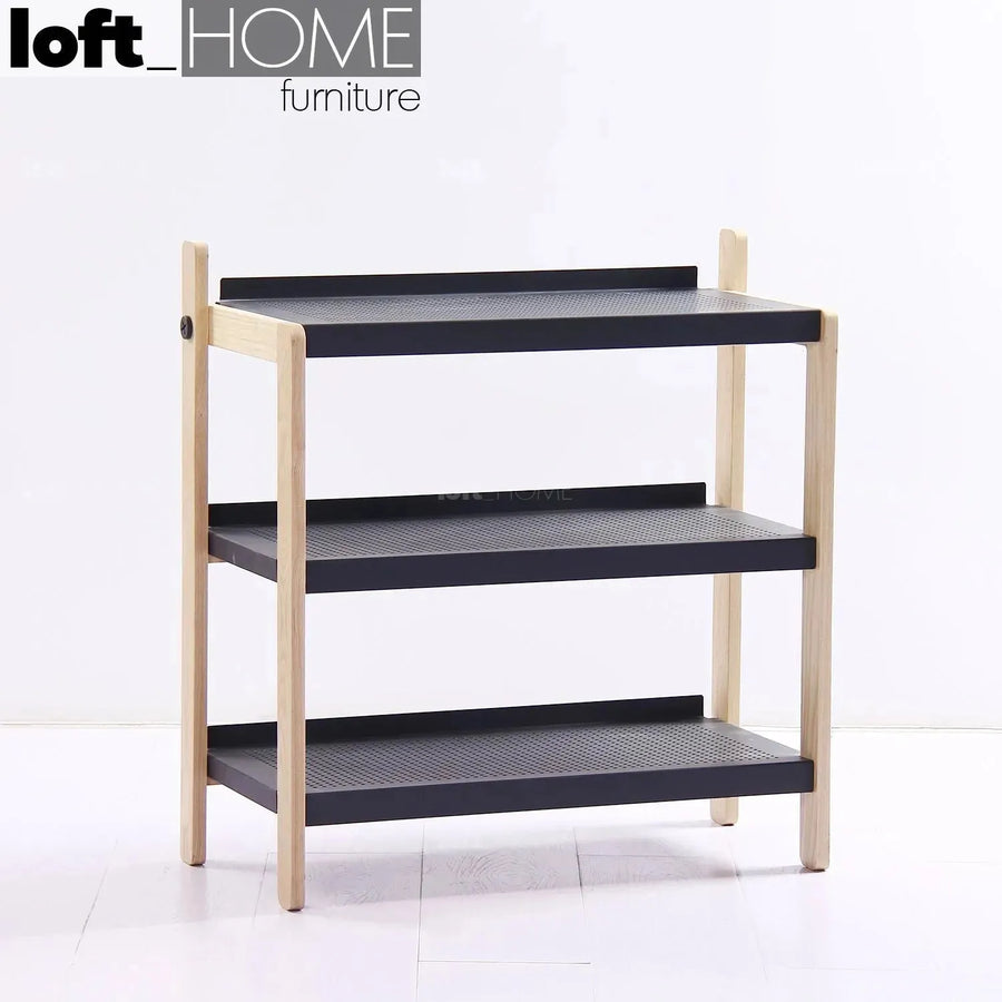 Modern steel shoe rack sko 3 primary product view.