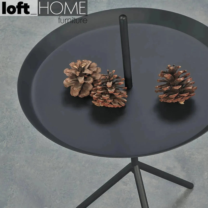Bauhaus steel side table dwell primary product view.