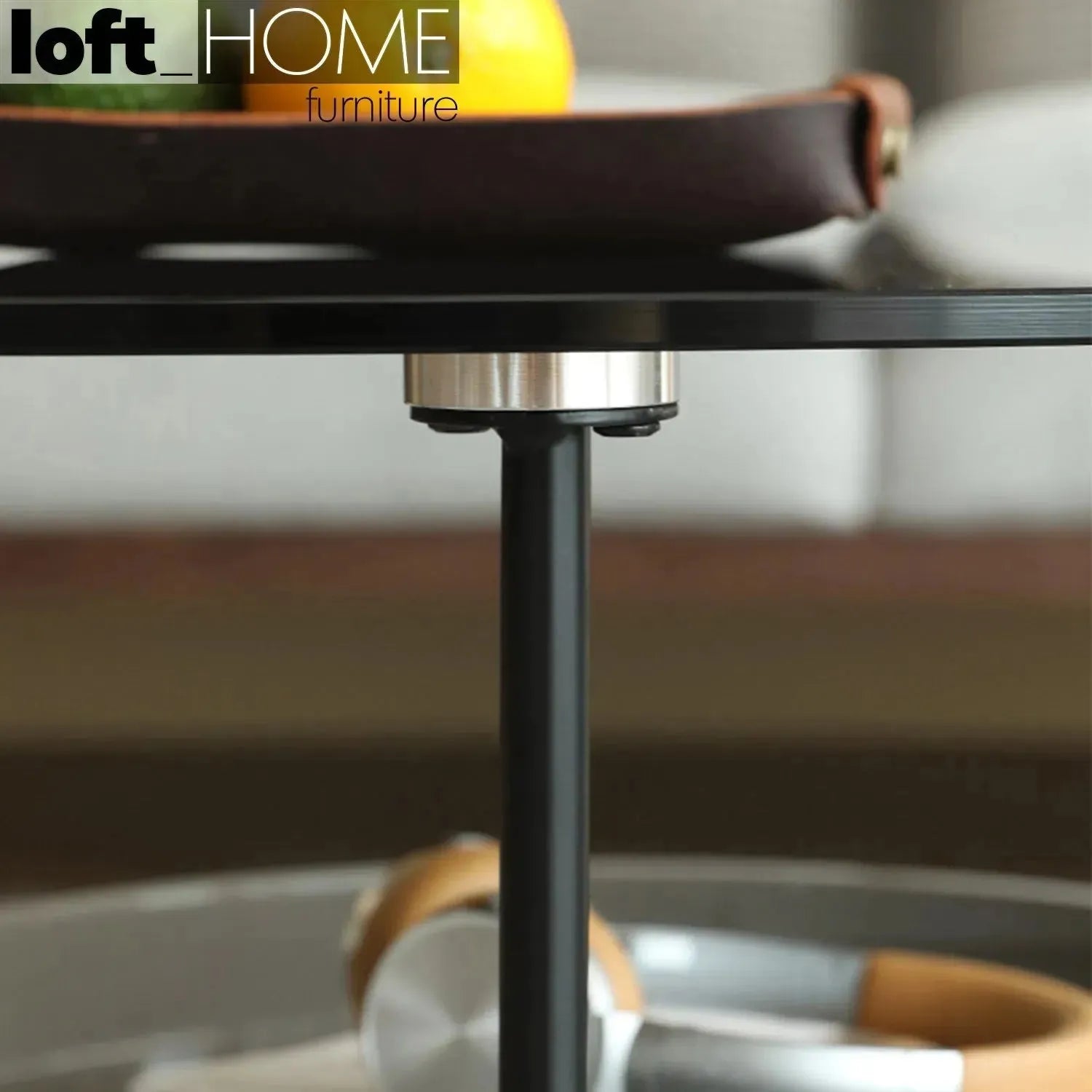 Modern tempered glass coffee table gioia conceptual design.