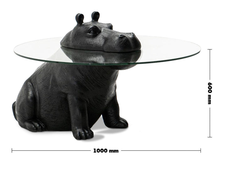 Modern tempered glass coffee table hippo size charts.