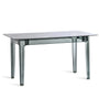 Contemporary Tempered Glass Dining Table CIELO