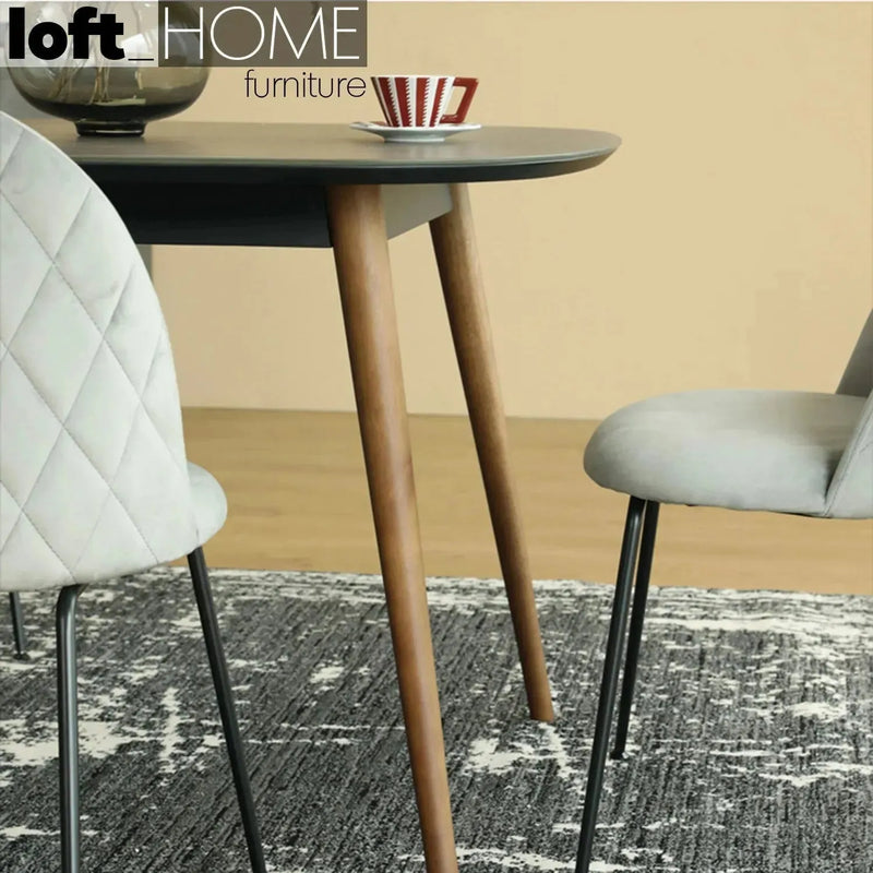 Modern tempered glass dining table gina environmental situation.