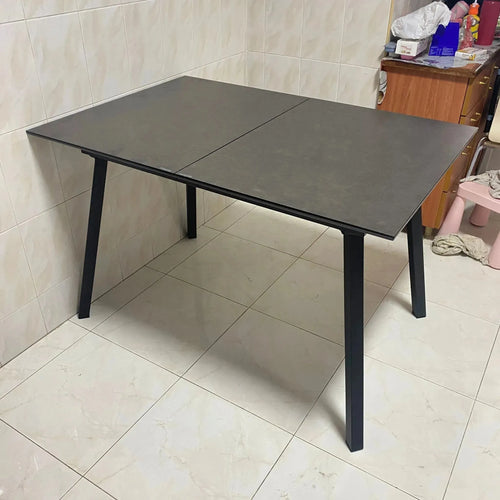 [Clearance] Extendable Dining Table GLAZE | L1200-1600 x W800 x H750mm Good to Know Preview-1