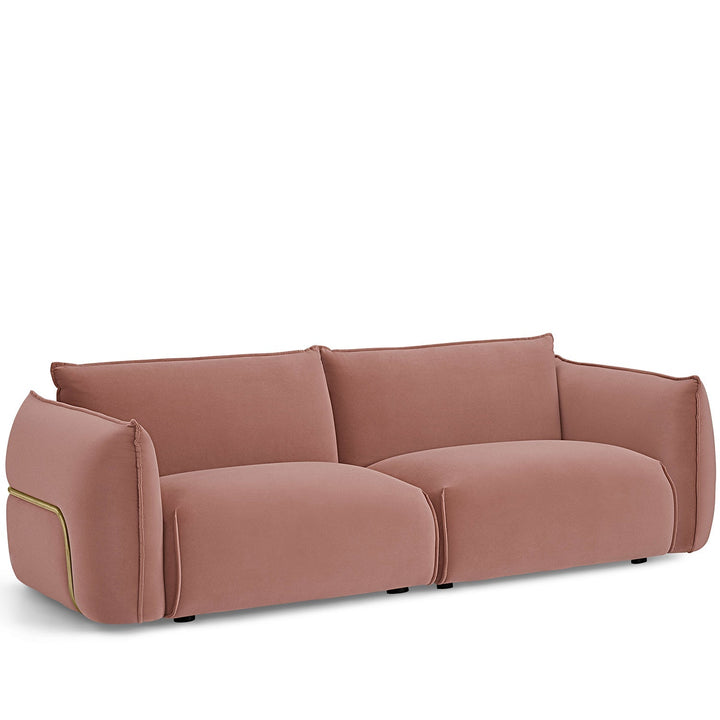 Modern velvet 3 seater sofa dion conceptual design.