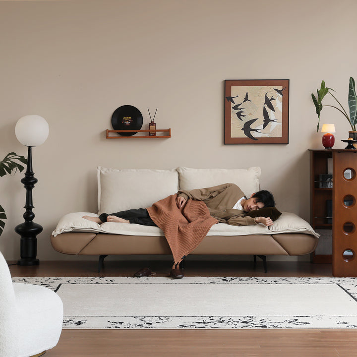 Modern velvet fabric pu leather 2 seater sofa bed flipen size charts.