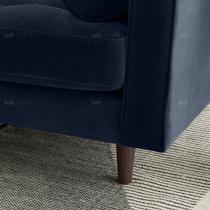 Modern velvet l shape sectional sofa scott 3+3 detail 16.