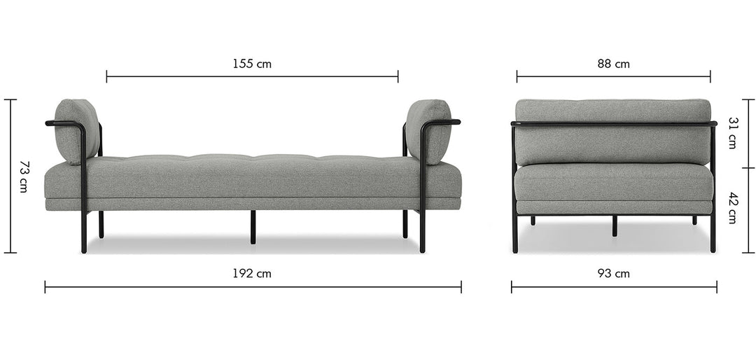 Modern velvet sofa bed harlow size charts.