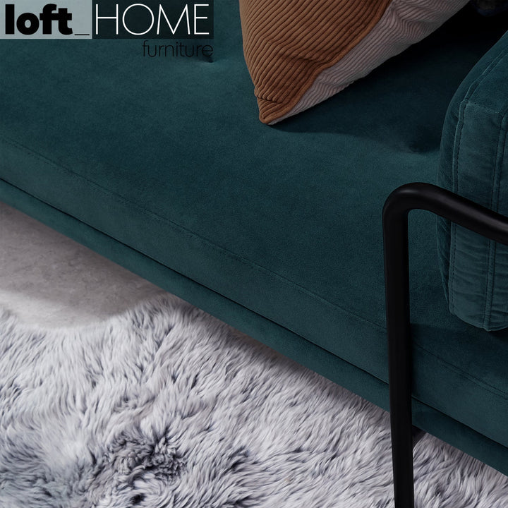 Modern velvet sofa bed harlow detail 14.