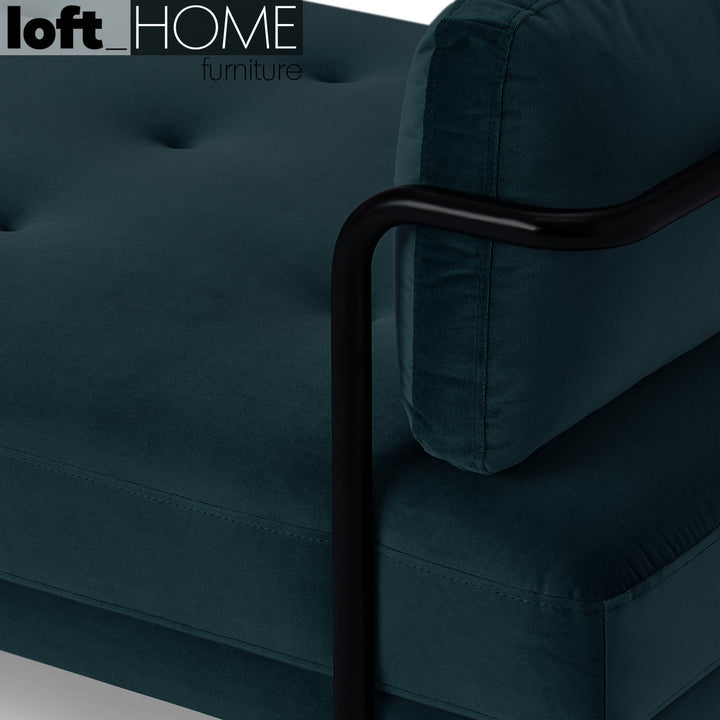 Modern velvet sofa bed harlow detail 12.