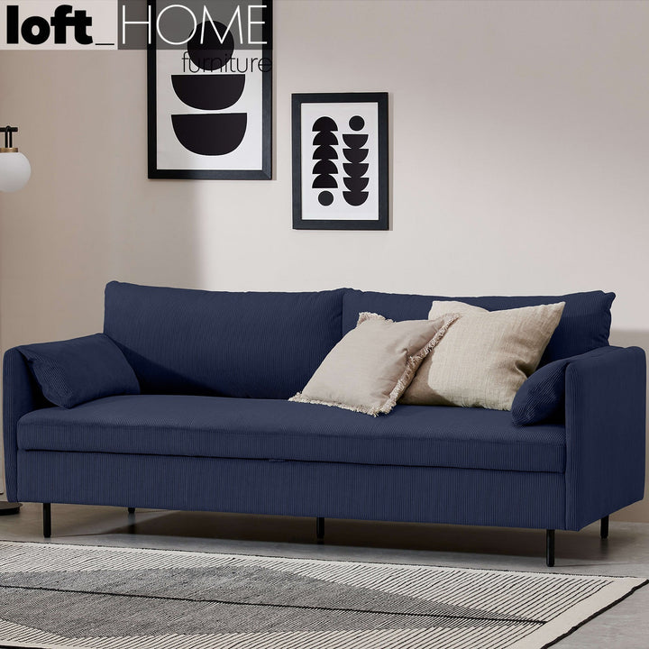 Modern velvet sofa bed hitomi detail 7.