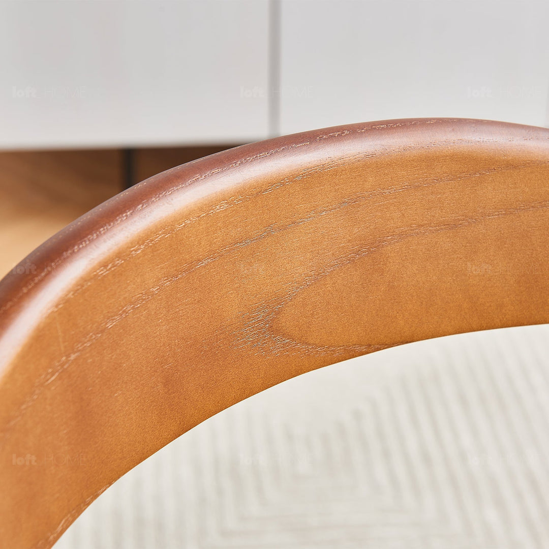 Modern wood dining chair 2pcs set meade detail 2.