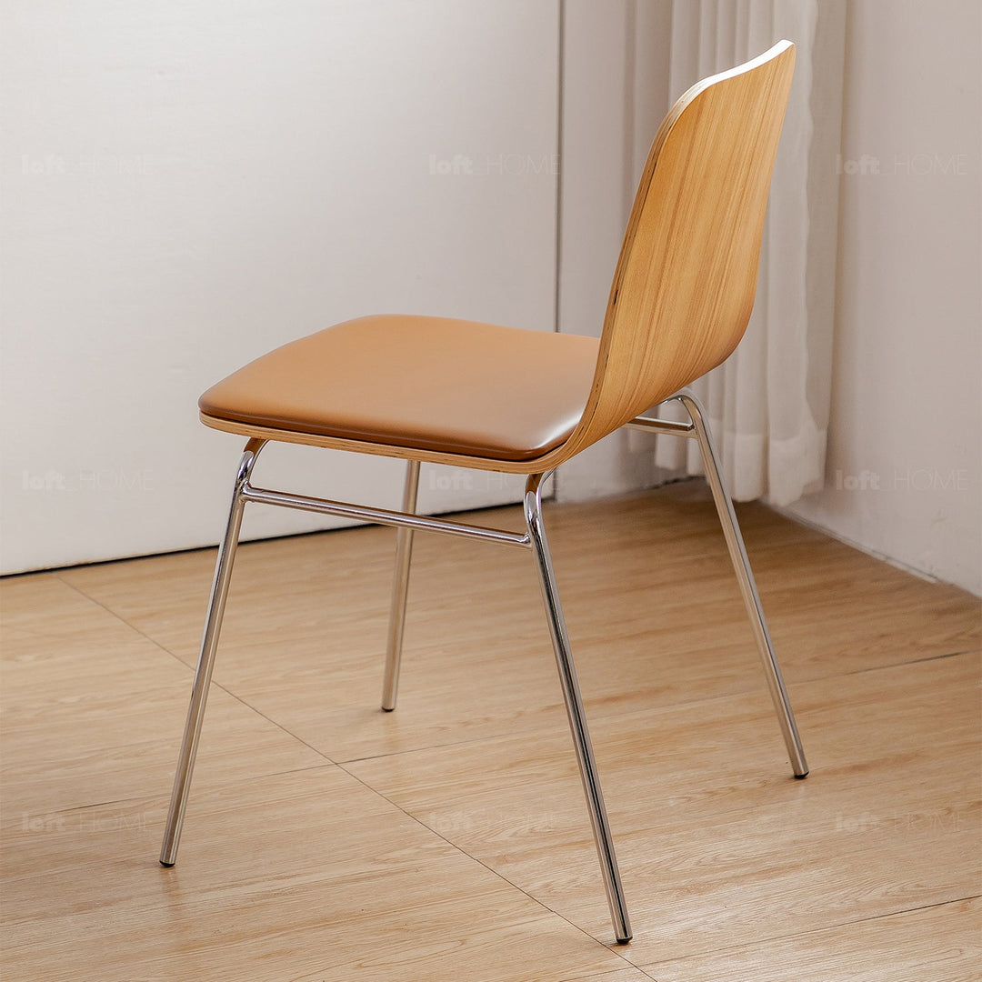 Modern wood dining chair 2pcs set seela environmental situation.