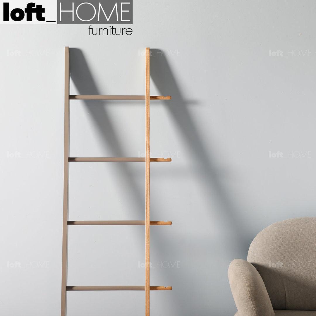 Modern wood tower ladder gonn environmental situation.