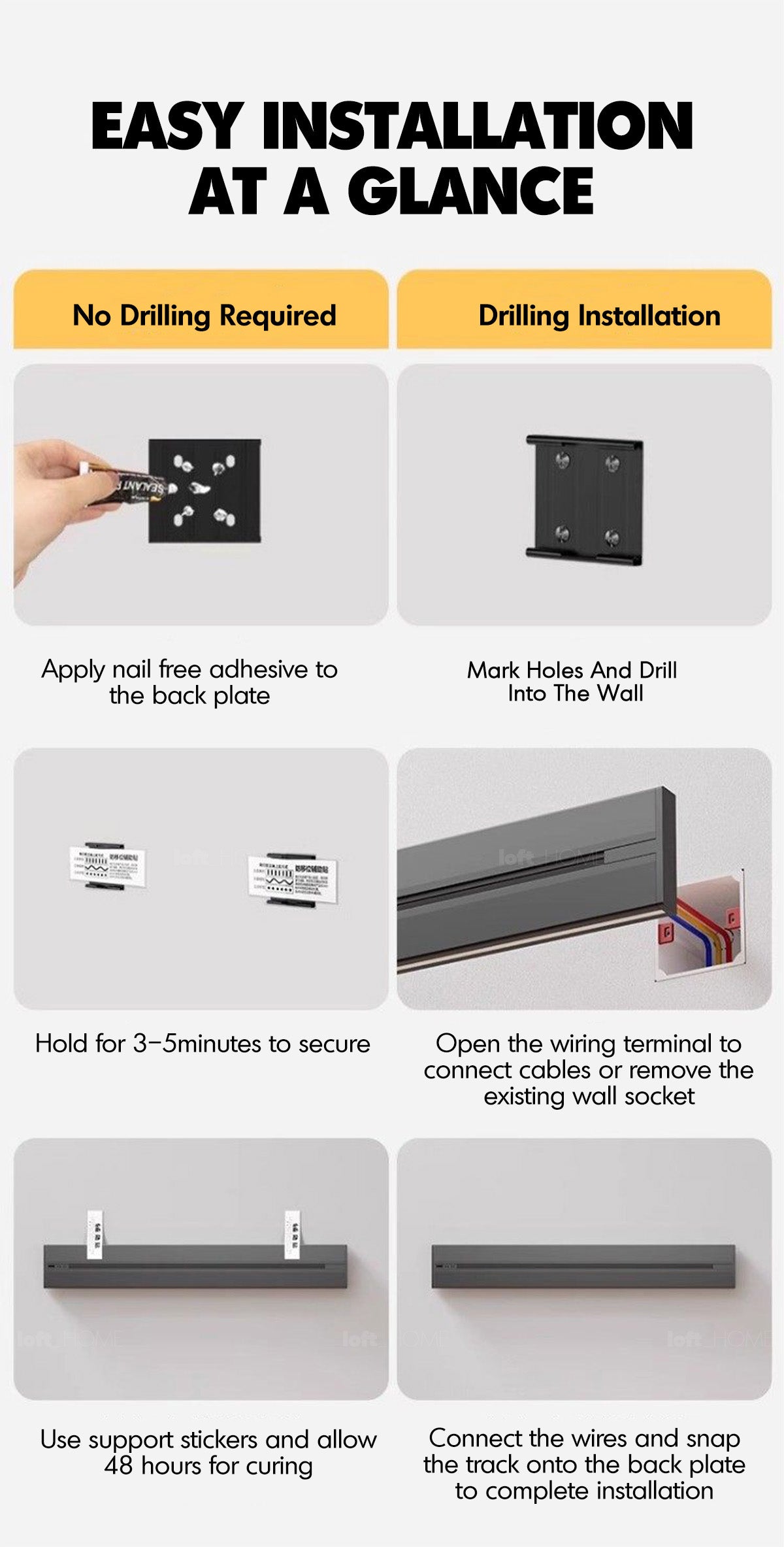 Aluminium Power Track And Adaptors With Motion Sensor LED Light Good to Know - 6