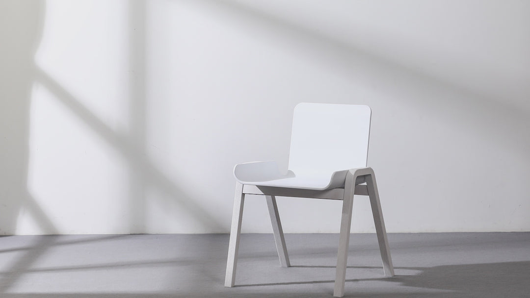 Contemporary Plastic Dining Chair LARCH