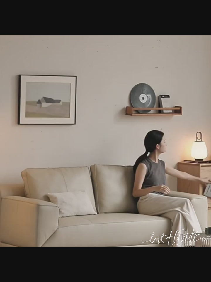 Modern genuine leather 2 seater sofa bed linea color swatches.