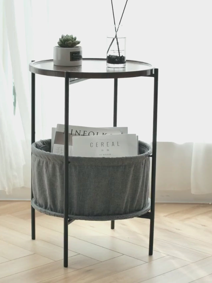 Modern Fabric Side Table EMME