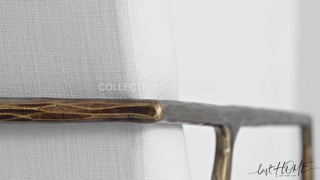 Modern Fabric 1 Seater Sofa THADDEUS ARMLESS