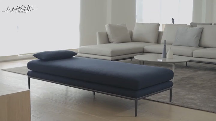 Minimalist fabric sofa bed grace with context.