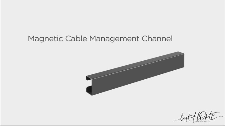 Modern Metal Magnetic Cable Management Channel