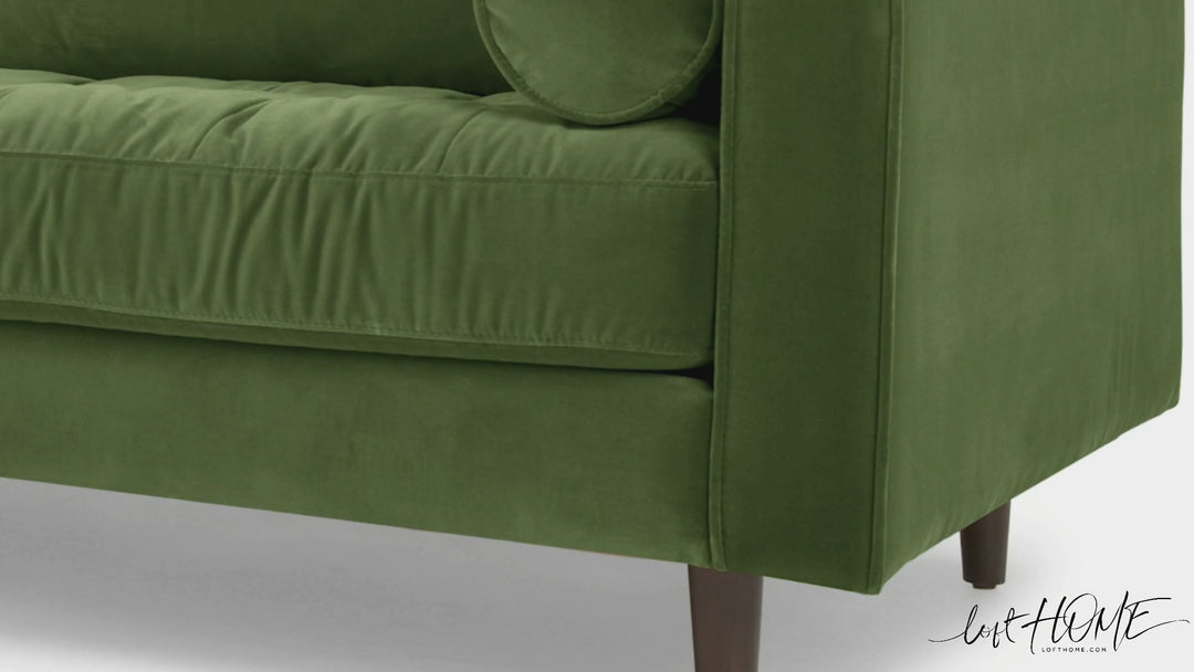 Modern Velvet 3 Seater Sofa SCOTT