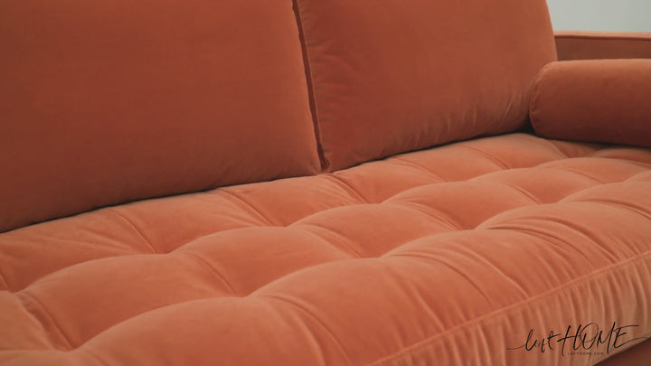 Modern Velvet L Shape Sectional Sofa SCOTT 2+L