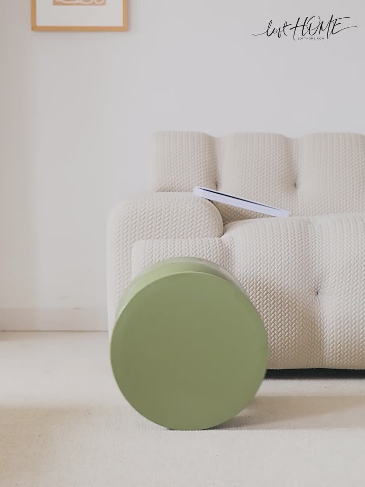 Contemporary Plastic Side Table ROLLER