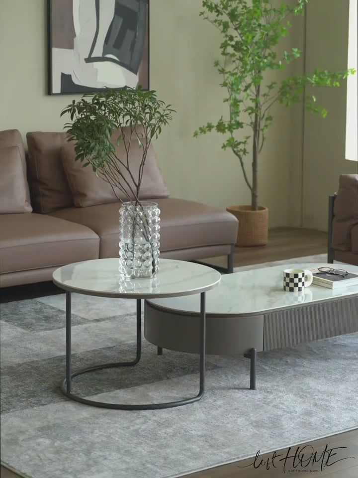 Modern Sintered Stone Coffee Table ROSA