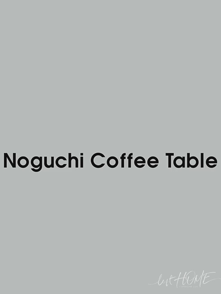 Vintage Tempered Glass Coffee Table NOGUCHI