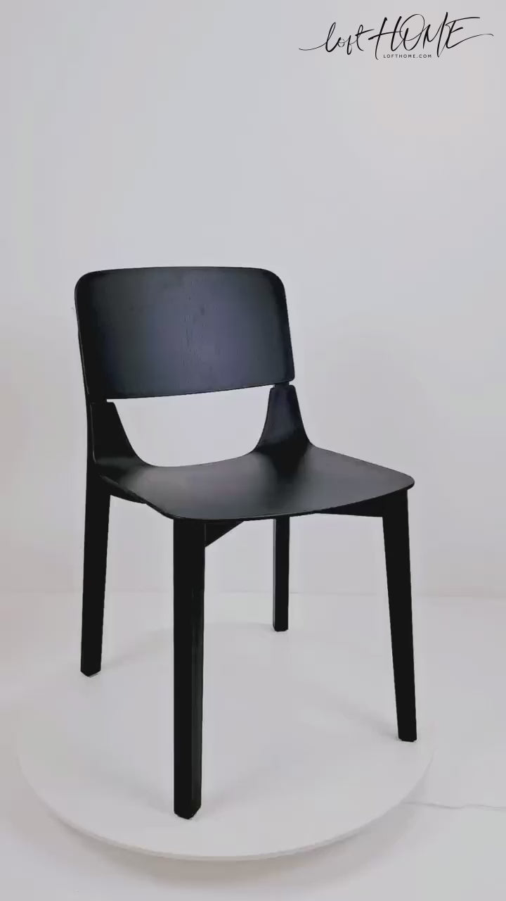 Scandinavian wood dining chair 2pcs set kismet material variants.