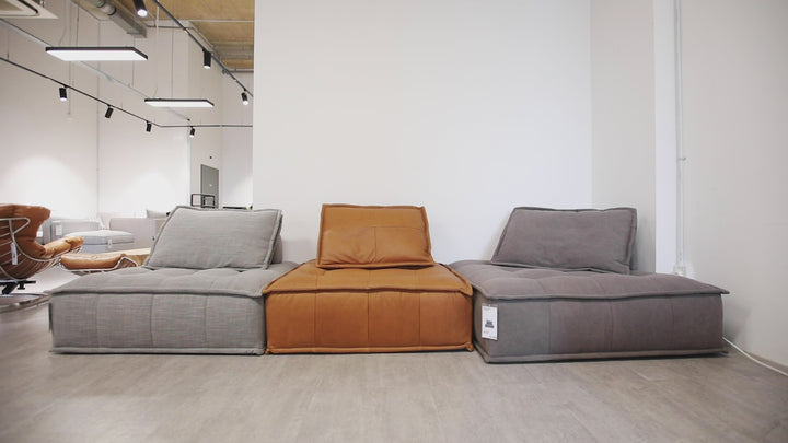 Vintage Genuine Leather 1 Seater Sofa ELEMENT SINGLE