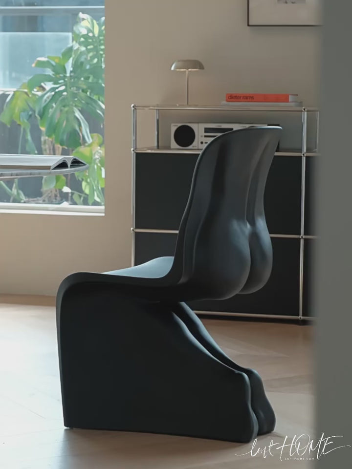 Bauhaus plastic dining chair her color swatches.