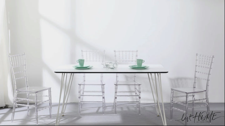 Scandinavian plastic dining chair luka color swatches.