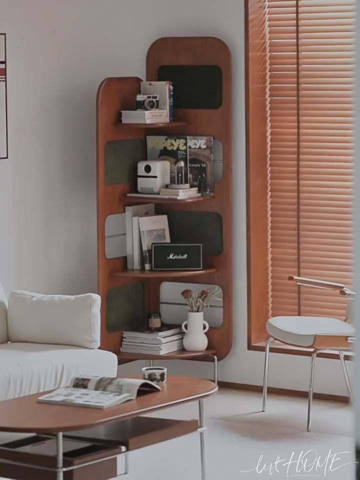 Vintage Boxwood Corner Shelf STRATO