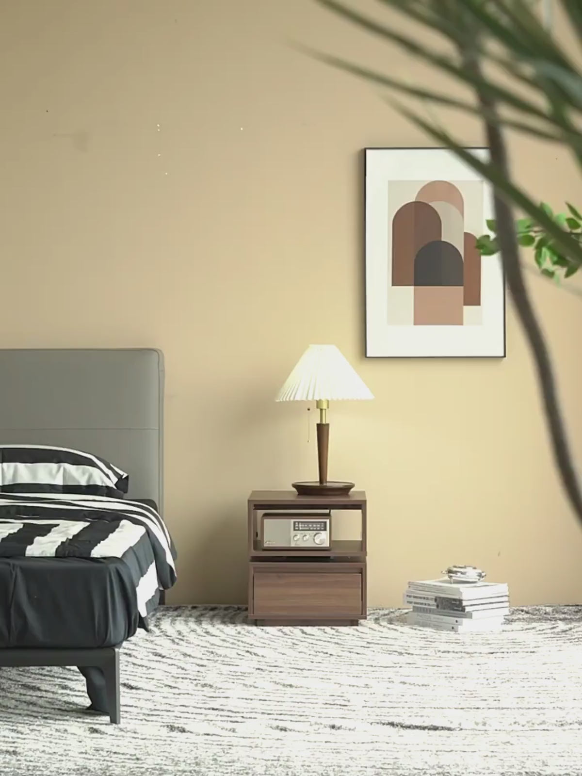 Modern plywood revolving side table jana situational feels.